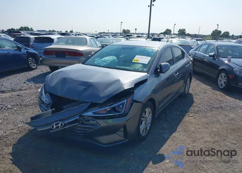 2019 Hyundai Elantra Sel/Value/Limited from USA, damaged, VIN KMHD84LFXKU744083